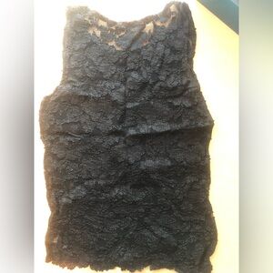 Ann Taylor Elegant Black Lace Dress